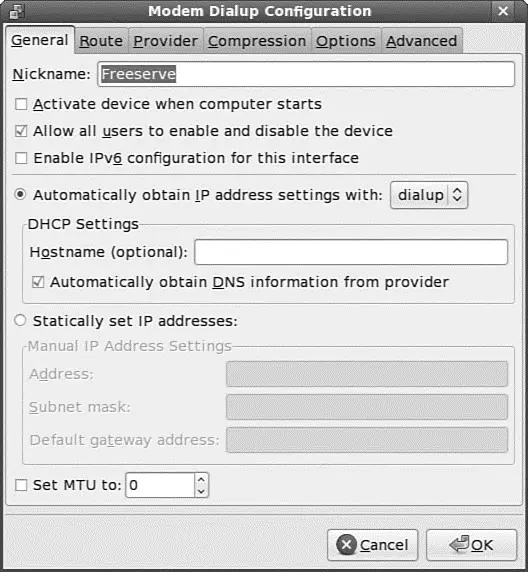 FIGURE 147 Here you can edit the dialup configuration if necessary to set IP - фото 137