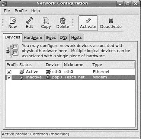 FIGURE 148 The Network Device Control enables you to start and stop a network - фото 138