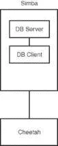FIGURE 184 The user logs in to the database server located on host simbafrom - фото 145