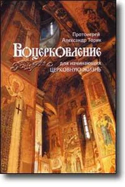 Протоиерей Александр Торик ВОЦЕРКОВЛЕНИЕ для начинающих церковную жизнь обложка книги