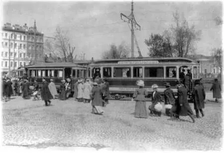 Трамвай 1908 г Финский пароход на Фонтанке 1910е гг Извозчики - фото 57