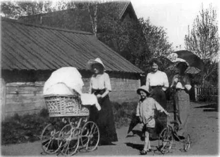Дачники в Стрельне 1910е гг Дача в Лисьем Носу Дача в Александровке - фото 76