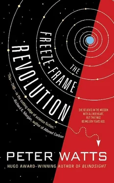 Питер Уоттс The Freeze-Frame Revolution обложка книги