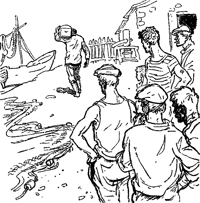 Зажав ладони между коленками Сашук искоса смотрит на удаляющуюся фигуру и ему - фото 27