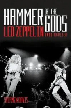 Стивен Дэвис Молот богов. Led Zeppelin без прикрас обложка книги