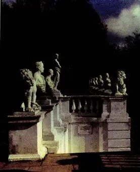Ш де Герн Стена нижней террасы в усадьбе Архангельское Конец XVIII в - фото 141