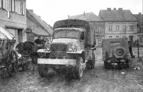 Финал боев за Познань Автомобили Красной Армии на улицах города Февраль 1945 - фото 22