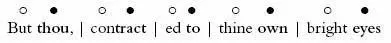 Contracted tothine own bright eyes is rather ugly dont we think After all - фото 52