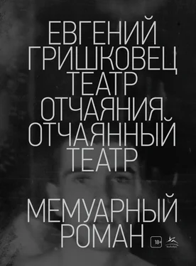 Евгений Гришковец Театр отчаяния. Отчаянный театр обложка книги