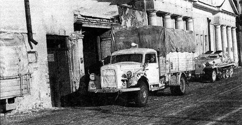 Грузовик ОпельБлиц и транспортер боеприпасов SdKfz252 принадлежащие - фото 25