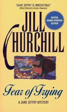 Jill Churchill Fear of Frying обложка книги