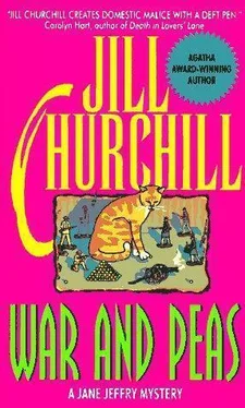 Jill Churchill War and Peas обложка книги