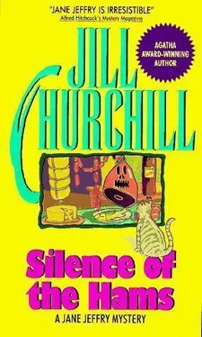 Jill Churchill Silence of the Hams обложка книги