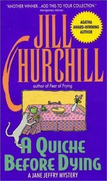 Jill Churchill A Quiche Before Dying обложка книги