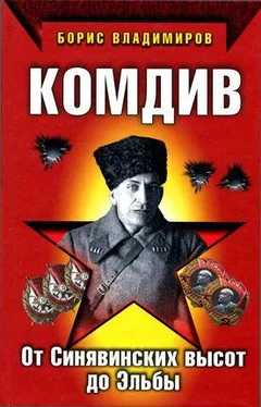 Борис Владимиров Комдив. От Синявинских высот до Эльбы обложка книги