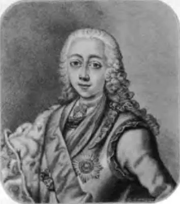 Великий князь Петр Федорович С портрета Г Х Гроота 1743 г Барон - фото 6