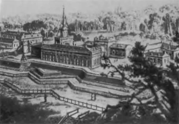 Крепость Святого Петра Фрагмент картины Баризьена Ораниенбаум 1757 г - фото 24