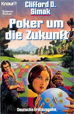 Clifford Simak Poker um die Zukunft обложка книги