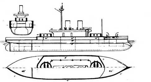 Dreadnought Dreadnoygh в доке во время разборки Башенная установка - фото 95
