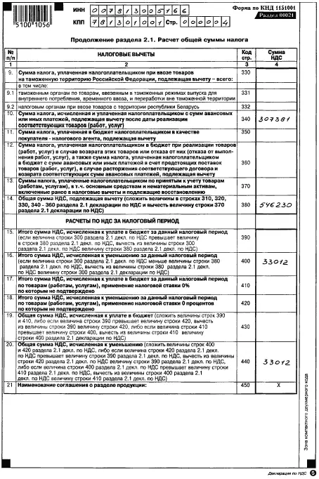 354 Налоговая декларация по налогу на имущество - фото 135