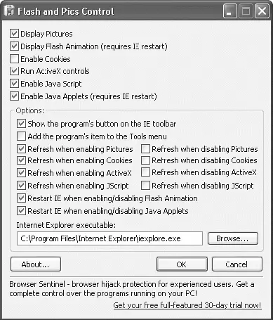 Рис 28 Окно программы Flash and Pics Control После установки настроек - фото 16