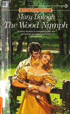 Mary Balogh The wood nymph обложка книги