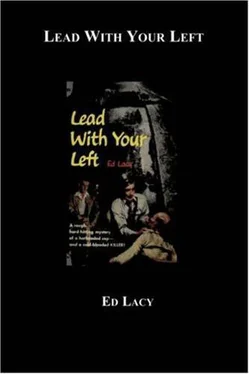 Ed Lacy Lead With Your Left обложка книги