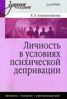 Елена Алексеенкова Личность в условиях психической депривации: учебное пособие обложка книги