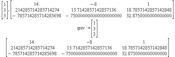 633 Методы решения систем линейных уравнений средствами пакета LinearAlgebra - фото 762