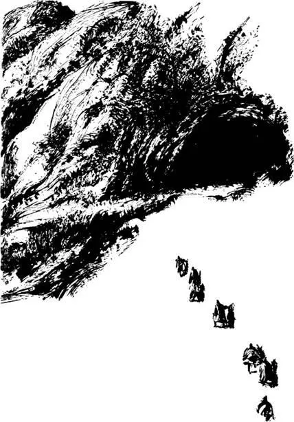 Der Trupp verharrte Paul konnte die Spannung förmlich fühlen Aus den Felsen - фото 18