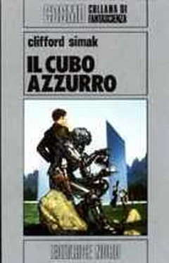 Clifford Simak Il cubo azzurro обложка книги