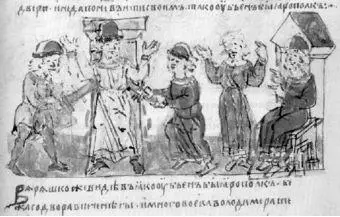 Рис р24 Старинная миниатюра вероятно XVIII века из Радзивиловской - фото 328