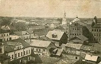 Начало Крестецкой ул Вид с колокольни Троицкой церкви Повторить съемку в том - фото 48