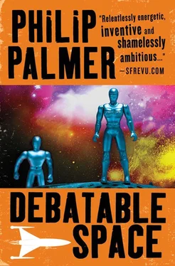 Philip Palmer Debatable Space обложка книги