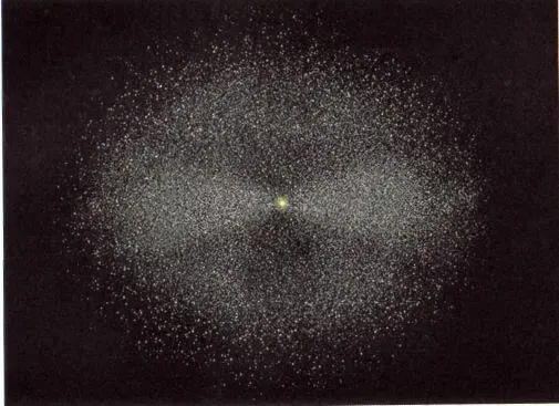 This is an artists representation of the entire Oort Cloud Now the dimension - фото 11