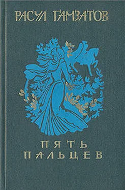 Расул Гамзатов Пять пальцев обложка книги