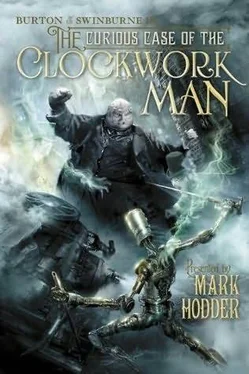 Mark Hodder The curious case of the Clockwork Man обложка книги