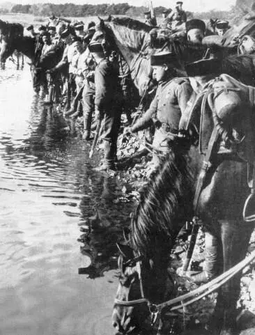 Финал Советские кавалеристы поят коней в Одере 1945 г Как мы видим немцы - фото 26