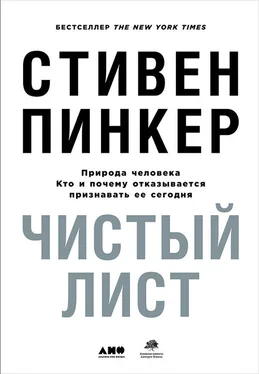 Стивен Пинкер Чистый лист: Природа человека. Кто и почему отказывается признавать ее сегодня обложка книги