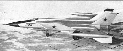 Опытный Е155Р1 родоначальник самолетов семейства МиГ25 Опытный - фото 27