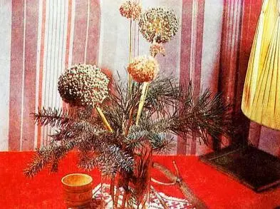 Зимний букет с цветоносами лука Зимний букет с майораном Зимний букет с - фото 16