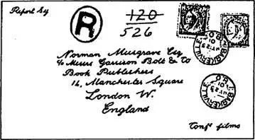 As you see the letter has been addressed not to Newman but to Norman - фото 2