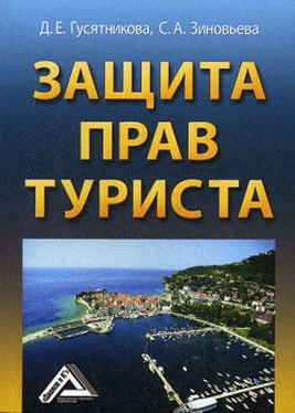 С. Зиновьева Защита прав туриста обложка книги