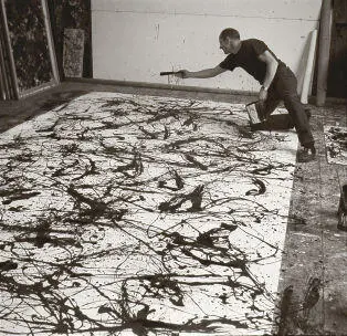 The Creator Jackson Pollock in a moment of inspiration Rudy Burckhardt - фото 21