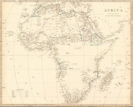 A European map of Africa from the midnineteenth century The Europeans knew - фото 25