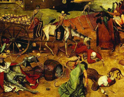 Medieval people personified the Black Death as a horrific demonic force beyond - фото 2