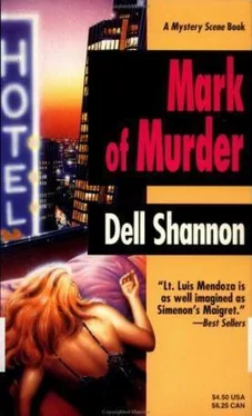 Dell Shannon Mark of Murder обложка книги