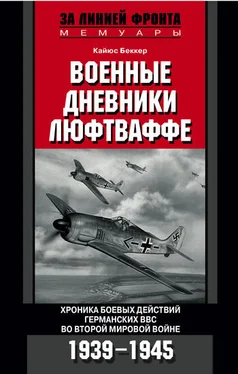 Кайюс Беккер Военные дневники люфтваффе. Хроника боевых действий германских ВВС во Второй мировой войне обложка книги