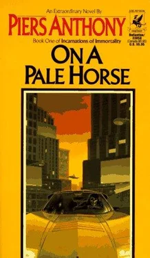 Piers Anthony On a Pale Horse обложка книги