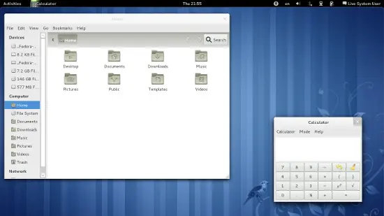 Рабочий стол Fedora 15 К тому же разработчики Fedora 15 не стали особо - фото 18
